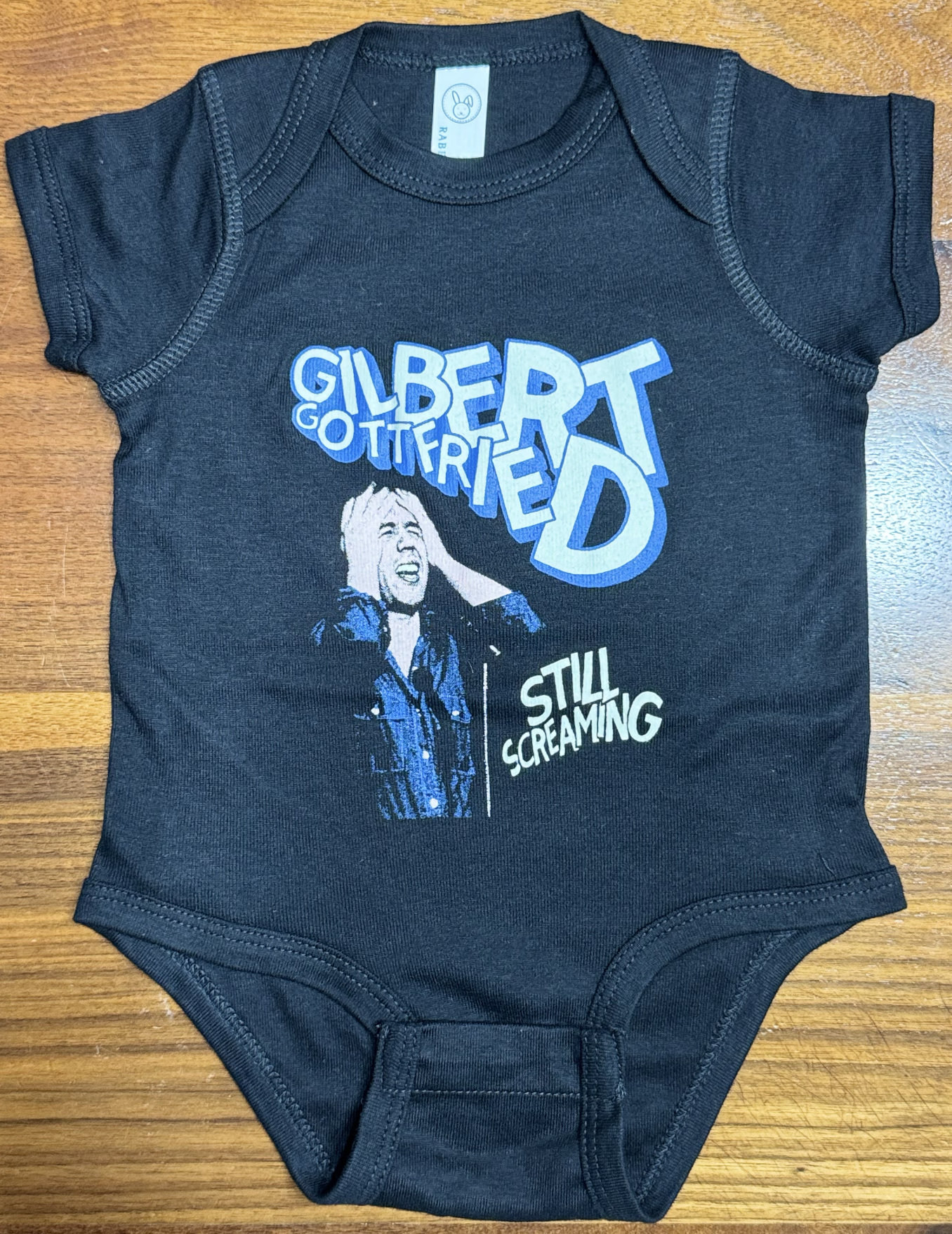 Gilbert Gottfried Still Screaming Baby Onesie