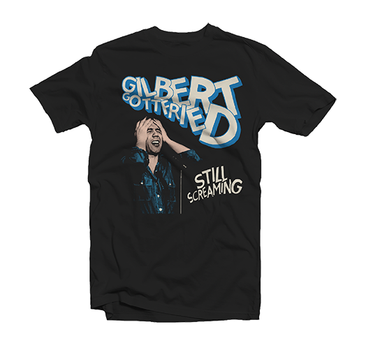 Black Gilbert Gottfried Black T-Shirt